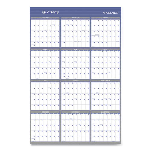 Vertical/horizontal Erasable Quarterly/monthly Wall Planner, 32 X 48, 12-month (jan To Dec): 2025 Vertical/horizontal Erasable Quarterly/monthly Wall Planner, 32 X 48, 12-month (jan To Dec): 2025