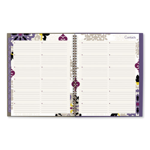 Vienna Weekly/monthly Appointment Book, Geometric Artwork, 11 X 8.5, Purple/tan Cover, 12-month (jan To Dec): 2025 Vienna Weekly/monthly Appointment Book, Geometric Artwork, 11 X 8.5, Purple/tan Cover, 12-month (jan To Dec): 2025