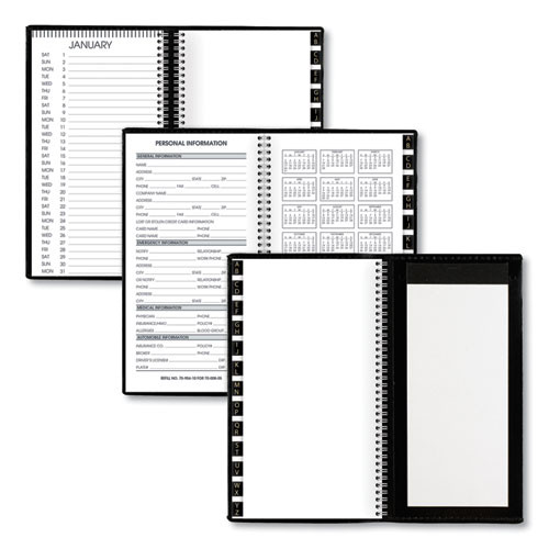 Compact Weekly Appointment Book, 6.25 X 3.25, Black Cover, 12-month (jan To Dec): 2025 Compact Weekly Appointment Book, 6.25 X 3.25, Black Cover, 12-month (jan To Dec): 2025