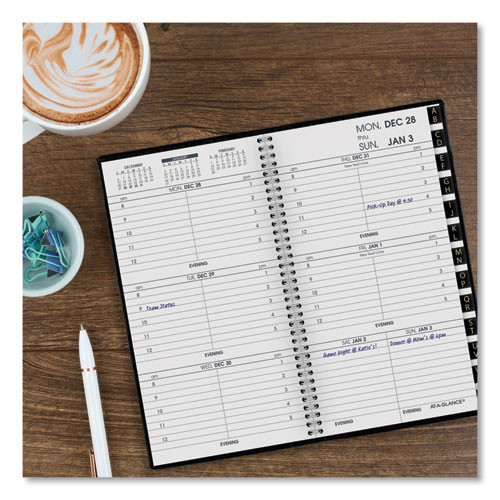 Compact Weekly Appointment Book, 6.25 X 3.25, Black Cover, 12-month (jan To Dec): 2025 Compact Weekly Appointment Book, 6.25 X 3.25, Black Cover, 12-month (jan To Dec): 2025