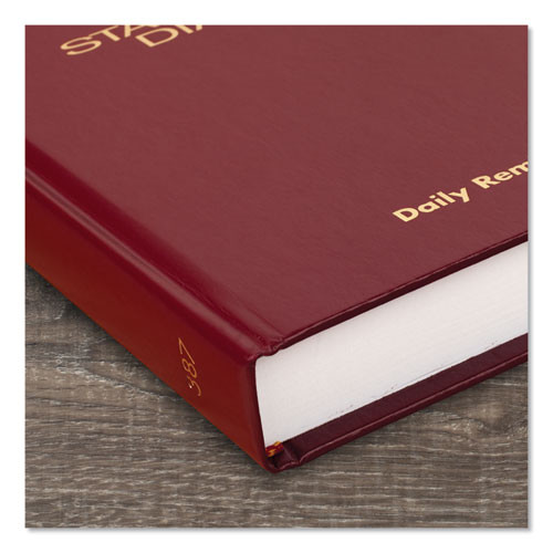 Standard Diary Daily Reminder Book, 2025 Edition, Medium/college Rule, Red Cover, (201) 7.5 X 5.13 Sheets Standard Diary Daily Reminder Book, 2025 Edition, Medium/college Rule, Red Cover, (201) 7.5 X 5.13 Sheets