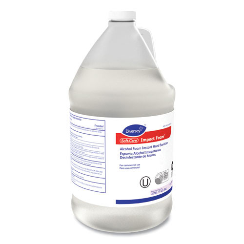 Soft Care Impact Foam Alcohol Instant Foam Hand Sanitizer, 1 Gal Bottle, Alcohol Scent, 4/carton Soft Care Impact Foam Alcohol Instant Foam Hand Sanitizer, 1 Gal Bottle, Alcohol Scent, 4/carton