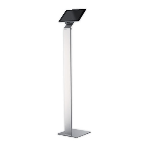 Floor Stand Tablet Holder, Silver/charcoal Gray Floor Stand Tablet Holder, Silver/charcoal Gray