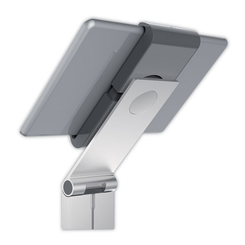 Floor Stand Tablet Holder, Silver/charcoal Gray Floor Stand Tablet Holder, Silver/charcoal Gray