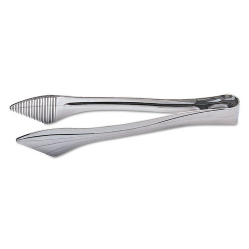 Reflections Heavyweight Plastic Utensils, Serving Tongs, Silver Reflections Heavyweight Plastic Utensils, Serving Tongs, Silver