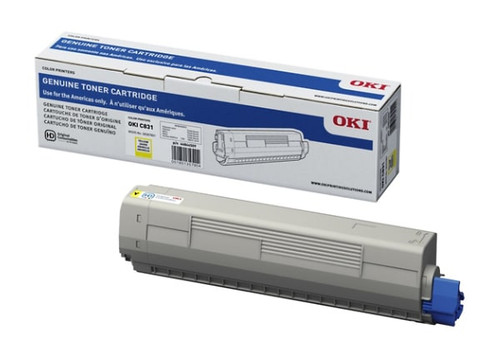 44844509 | Original OKI Toner Cartridge - Yellow 44844509 | Original OKI Toner Cartridge - Yellow