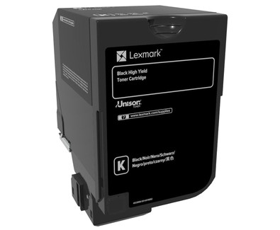 84C0H10 | Original Lexmark High-Yield Toner Cartridge – Black
