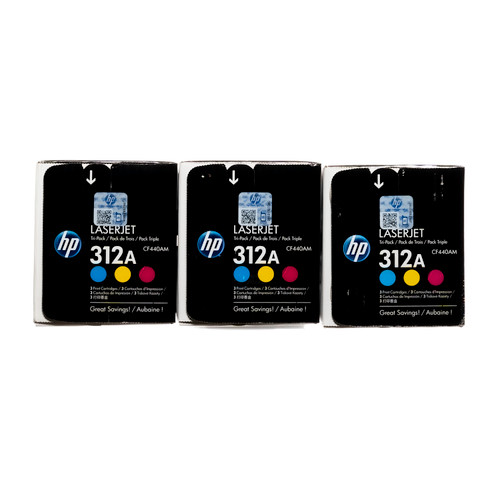CF440AM | HP 312A | Original HP LaserJet Toner Cartridge - Tri Color CF440AM | HP 312A | Original HP LaserJet Toner Cartridge - Tri Color