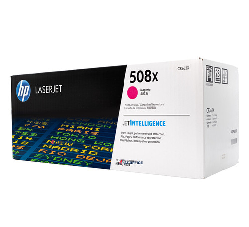 CF363X | HP 508X | Original HP High-Yield LaserJet Toner Cartridge - Magenta CF363X | HP 508X | Original HP High-Yield LaserJet Toner Cartridge - Magenta