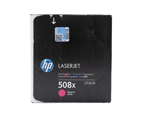 CF363X | HP 508X | Original HP High-Yield LaserJet Toner Cartridge - Magenta CF363X | HP 508X | Original HP High-Yield LaserJet Toner Cartridge - Magenta