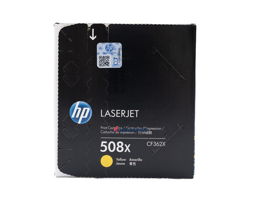 CF362X | HP 508X | Original HP High-Yield LaserJet Toner Cartridge - Yellow CF362X | HP 508X | Original HP High-Yield LaserJet Toner Cartridge - Yellow