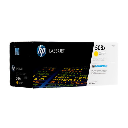 CF362X | HP 508X | Original HP High-Yield LaserJet Toner Cartridge - Yellow CF362X | HP 508X | Original HP High-Yield LaserJet Toner Cartridge - Yellow