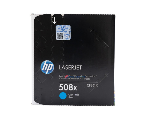 CF361X | HP 508X | Original HP High-Yield LaserJet Toner Cartridge - Cyan CF361X | HP 508X | Original HP High-Yield LaserJet Toner Cartridge - Cyan