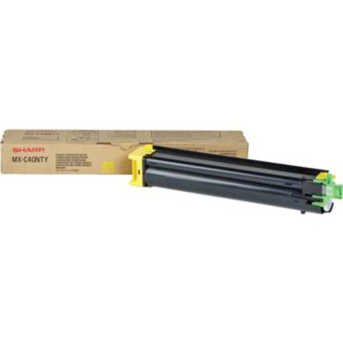 Original Sharp MXC40NTY Yellow Laser Toner Cartridge Original Sharp MXC40NTY Yellow Laser Toner Cartridge