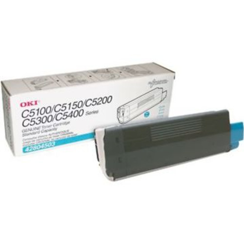 Original OKI Type C6 Toner Cartridge for C5150n/C5100/C5200/C5300/5400 Series Cyan Original OKI Type C6 Toner Cartridge for C5150n/C5100/C5200/C5300/5400 Series Cyan