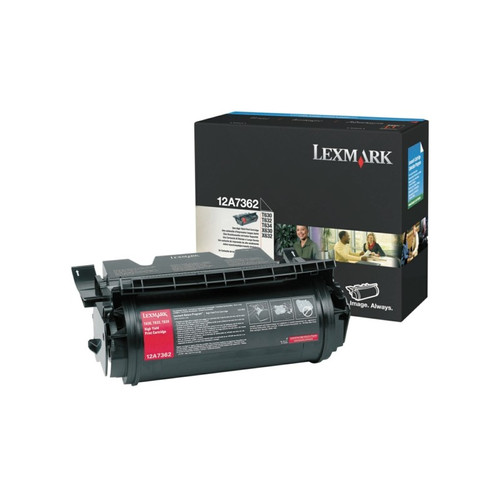 Original Lexmark 12A7362 T63x Black High Yield Toner Cartridge Original Lexmark 12A7362 T63x Black High Yield Toner Cartridge