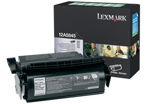 Original Lexmark 12A5845 *RP High Yield Laser Cartridge Original Lexmark 12A5845 *RP High Yield Laser Cartridge