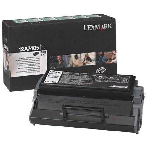 Original Lexmark 12A7405 *RP High-Yield Laser Toner Cartridge Original Lexmark 12A7405 *RP High-Yield Laser Toner Cartridge