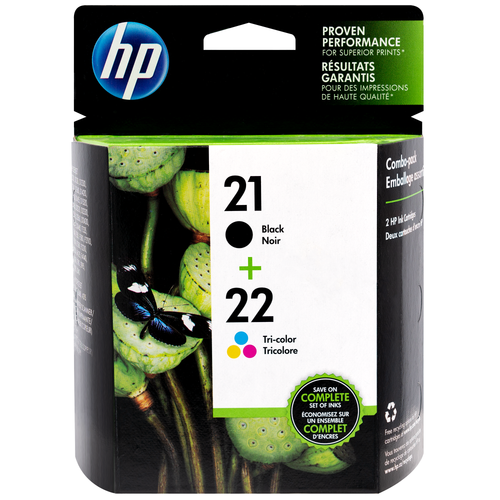 HP 21 22 SET | C9509FN | Original Ink Cartridges Standard Yield - CMYK