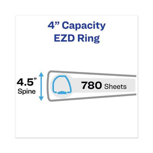 Heavy-duty View Binder With Durahinge And Locking One Touch Ezd Rings, 3 Rings, 4" Capacity, 11 X 8.5, Chartreuse Heavy-duty View Binder With Durahinge And Locking One Touch Ezd Rings, 3 Rings, 4" Capacity, 11 X 8.5, Chartreuse