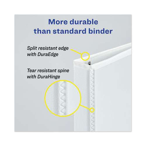 Heavy-duty View Binder With Durahinge And Locking One Touch Ezd Rings, 3 Rings, 4" Capacity, 11 X 8.5, Chartreuse Heavy-duty View Binder With Durahinge And Locking One Touch Ezd Rings, 3 Rings, 4" Capacity, 11 X 8.5, Chartreuse