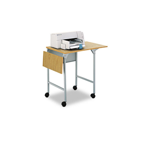 Mobile Machine Stand W/drop Leaves, Two-shelf, 36w X 18d X 26.75h, Black Mobile Machine Stand W/drop Leaves, Two-shelf, 36w X 18d X 26.75h, Black