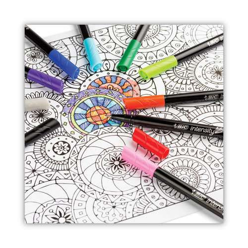 Intensity Porous Point Pen, Stick, Extra-fine 0.4 Mm, Assorted Ink And Barrel Colors, 10/pack Intensity Porous Point Pen, Stick, Extra-fine 0.4 Mm, Assorted Ink And Barrel Colors, 10/pack