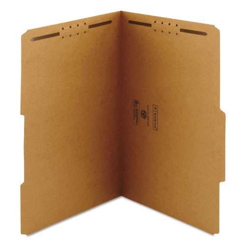 Top Tab Fastener Folders, Guide-height 2/5-cut Tabs: Right Of Center, 2 Fasteners, Legal Size, 11-pt Kraft Exterior, 50/box Top Tab Fastener Folders, Guide-height 2/5-cut Tabs: Right Of Center, 2 Fasteners, Legal Size, 11-pt Kraft Exterior, 50/box