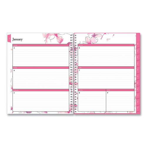 Breast Cancer Awareness Create-your-own Cover Weekly/monthly Planner, Orchids Artwork, 11 X 8.5, 12-month (jan To Dec): 2025 Breast Cancer Awareness Create-your-own Cover Weekly/monthly Planner, Orchids Artwork, 11 X 8.5, 12-month (jan To Dec): 2025