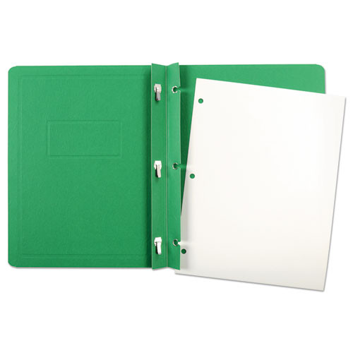 Title Panel And Border Front Report Cover, Three-prong Fastener, 0.5" Capacity, 8.5 X 11, Light Green/light Green, 25/box Title Panel And Border Front Report Cover, Three-prong Fastener, 0.5" Capacity, 8.5 X 11, Light Green/light Green, 25/box