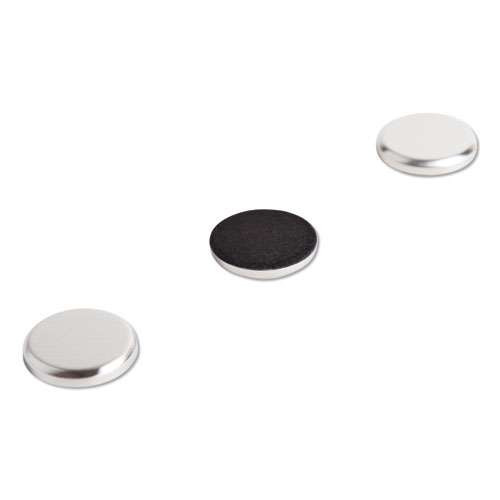 High Energy Magnets, Circle, Silver, 1.25" Dia, 12/pack