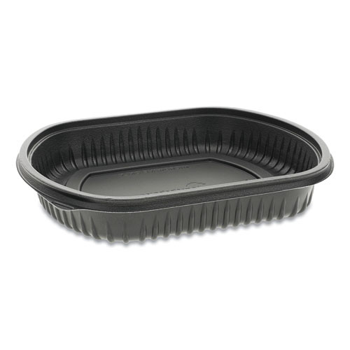 Clearview Micromax Microwavable Container, 36 Oz, 9.38 X 8 X 1.5, Black, 250/carton Clearview Micromax Microwavable Container, 36 Oz, 9.38 X 8 X 1.5, Black, 250/carton