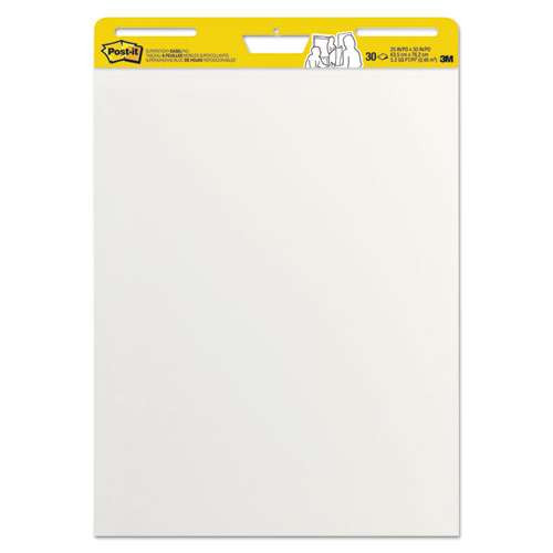 Vertical-orientation Self-stick Easel Pads, Unruled, 30 White 25 X 30 Sheets, 2/carton Vertical-orientation Self-stick Easel Pads, Unruled, 30 White 25 X 30 Sheets, 2/carton