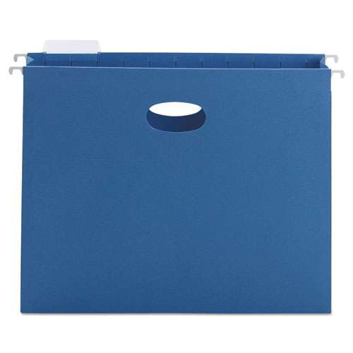 Hanging Pockets With Full-height Gusset, Letter Size, 1/5-cut Tab, Sky Blue, 25/box Hanging Pockets With Full-height Gusset, Letter Size, 1/5-cut Tab, Sky Blue, 25/box