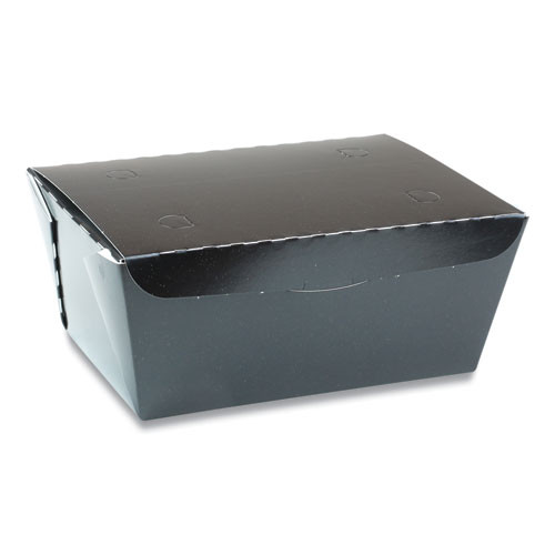 Earthchoice Onebox Paper Box, 66 Oz, 6.5 X 4.5 X 3.25, Black, 160/carton