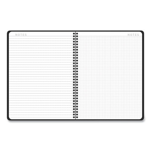 Contemporary Lite Weekly/monthly Planner, 11 X 8.25, Black Simulated Leather Cover, 12-month (jan To Dec): 2025