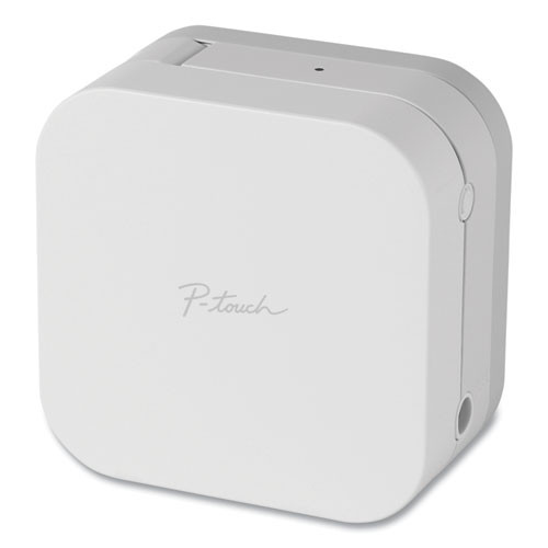 Pt-p300bt P-touch Cube Label Maker, 20 Mm/s Print Speed, 2.5 X 4.6 X 4.6