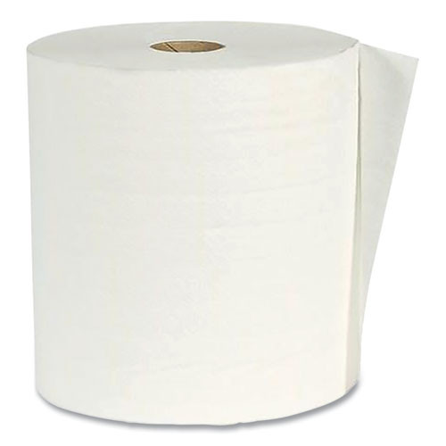 Hardwound Paper Towel Roll, Virgin Paper, 1-ply, 7.88" X 800 Ft, White, 6/carton Hardwound Paper Towel Roll, Virgin Paper, 1-ply, 7.88" X 800 Ft, White, 6/carton
