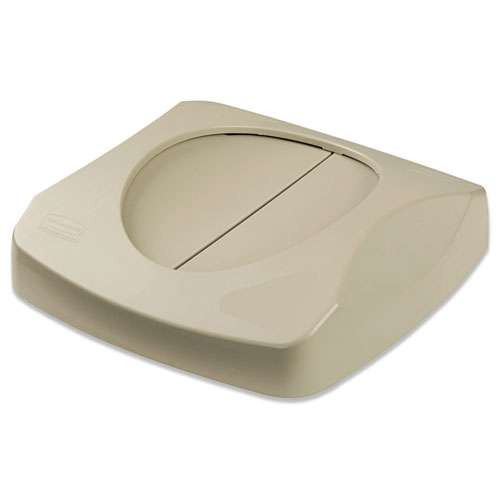 Untouchable Square Swing Top Lid, 16w X 16d X 4h, Gray Untouchable Square Swing Top Lid, 16w X 16d X 4h, Gray