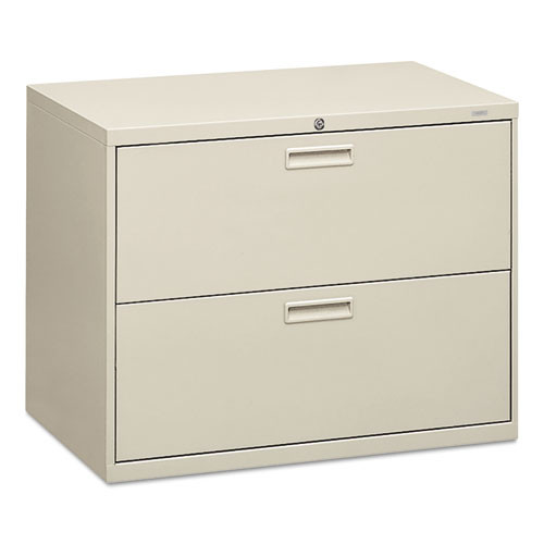 500 Series Lateral File, 2 Legal/letter-size File Drawers, Light Gray, 36" X 19.25" X 28.38" 500 Series Lateral File, 2 Legal/letter-size File Drawers, Light Gray, 36" X 19.25" X 28.38"