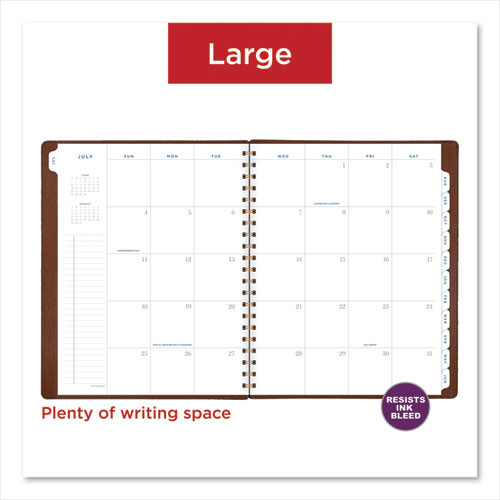 Signature Collection Academic Weekly/monthly Planners, 11.5 X 8, Distressed Brown Cover, 13-month: July 2025 To July 2026 Signature Collection Academic Weekly/monthly Planners, 11.5 X 8, Distressed Brown Cover, 13-month: July 2025 To July 2026