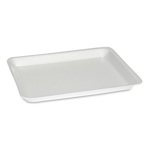 Supermarket Tray, #8s, 10.5 X 8.25 X 0.7, White, 500/carton