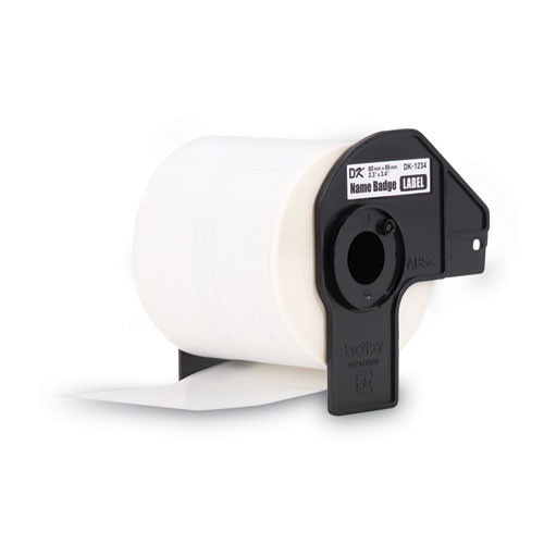 Die-cut Name Badge Labels, 2.3" X 3.4", White, 260/roll Die-cut Name Badge Labels, 2.3" X 3.4", White, 260/roll