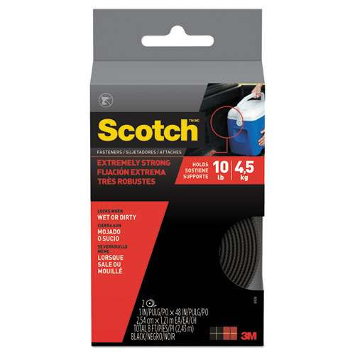 Extreme Fasteners, 1" X 4 Ft, Clear, 2/pack Extreme Fasteners, 1" X 4 Ft, Clear, 2/pack