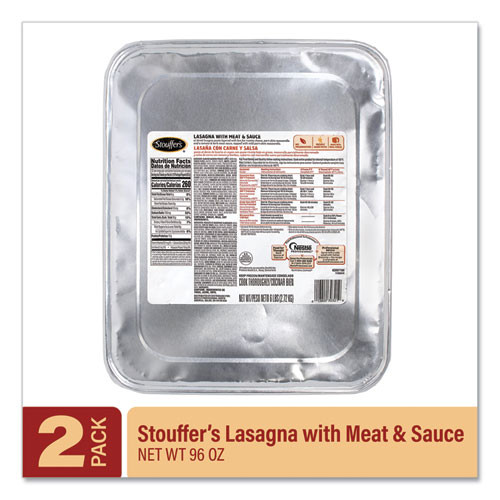 Lasagna With Meat And Sauce, 96 Oz Tray, 2/pack, Delivered In 1-4 Business Days