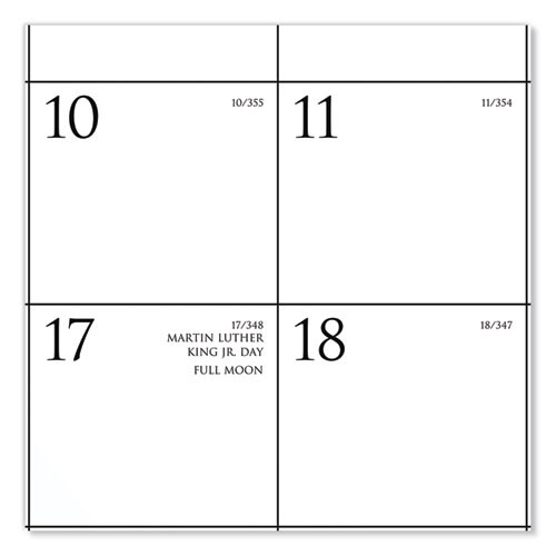 Business Monthly Wall Calendar, 15 X 12, White/black Sheets, 12-month (jan To Dec): 2026