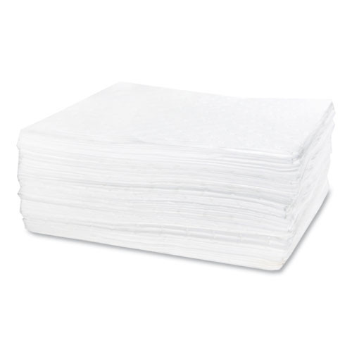 Taskbrand Industrial Oil Only Sorbent Pad, 0.21 Gal, 15 X 18, 100/carton Taskbrand Industrial Oil Only Sorbent Pad, 0.21 Gal, 15 X 18, 100/carton