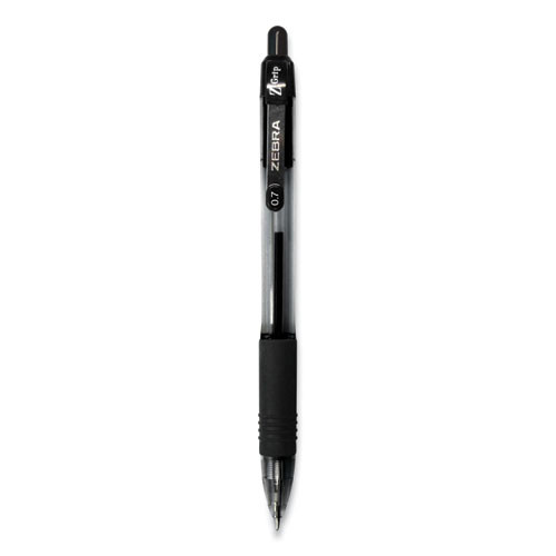 Z-grip Ballpoint Pen, Retractable, Medium 0.7 Mm, Black Ink, Black Tinted Barrel, 12/pack Z-grip Ballpoint Pen, Retractable, Medium 0.7 Mm, Black Ink, Black Tinted Barrel, 12/pack