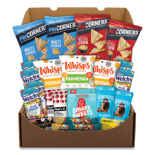 Low Sugar Snack Box, 24 Assorted Snacks, Delivered In 1-4 Business Days