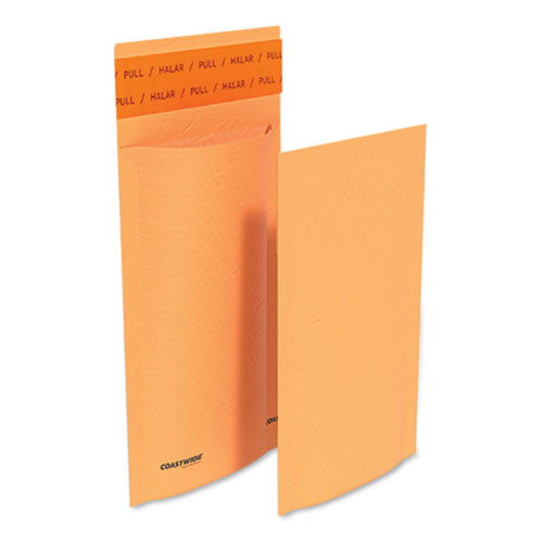 Self-sealing Kraft Bubble Mailer, #000, Square Flap, Self-adhesive Closure, 4.63 X 6.75, Golden Brown Kraft, 500/carton